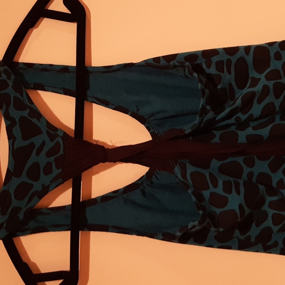 Razorback teal and black tank top size small - Picture 5 of 5